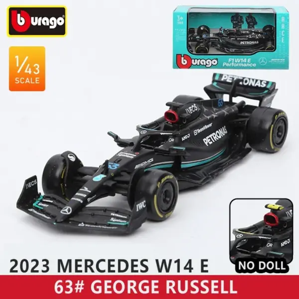 Bburago 1:43 F1 Racing Car Model Red Bull RB20 - Image 26