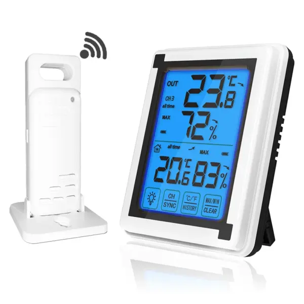 Digital Wireless Weather Station Touch Screen - Image 8