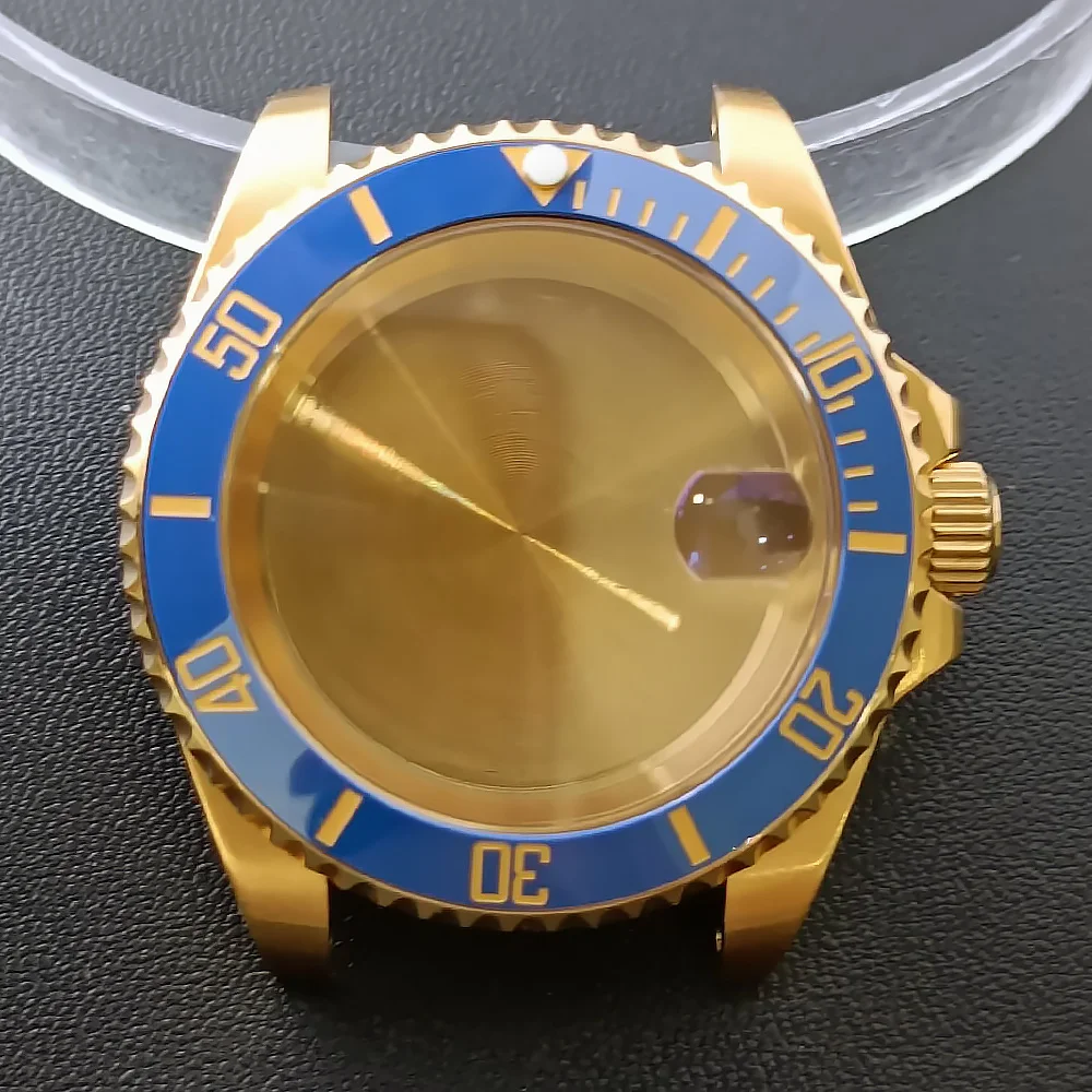 NH35 GMT Steel Watch Case 40.5mm Silver 25 NH35 GMT Steel Watch Case 40.5mm Silver - Image 25