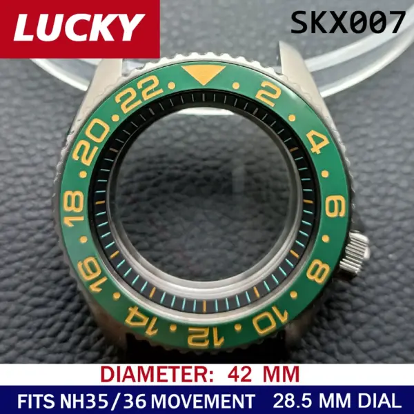 N H35 42mm Stainless Steel Watch Case - Image 36