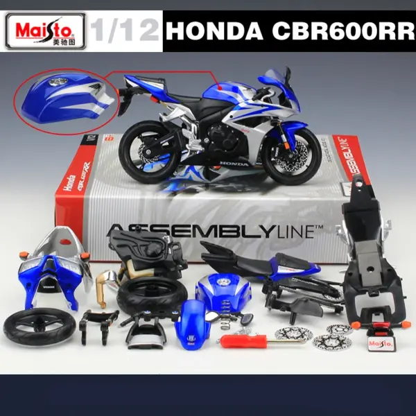Maisto 1:12 Honda CBR 600 RR Motorcycle Model - Image 5