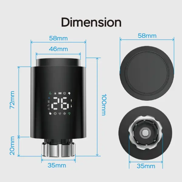 Smart Thermostatic Radiator Valve with App Control - Image 4