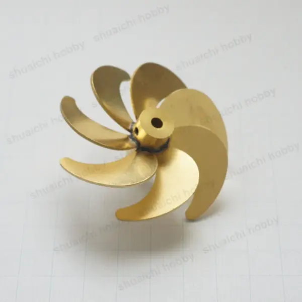 7-Blade Brass Propellers for RC Submarines - Image 5