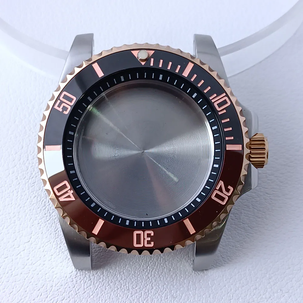 40.5mm Stainless Steel GMT Watch Case NH35/NH36 87 40.5mm Stainless Steel GMT Watch Case NH35/NH36 - Image 87