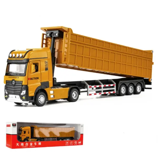 1/50 Metal Heavy Tipper Truck Diecast Model - Image 8