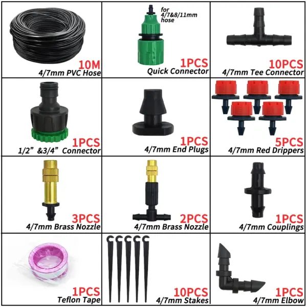Automatic Garden Micro Drip Irrigation Kit - Image 21