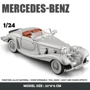 Vintage 1/24 Scale Benz 500K Model Car 20 S4fe222718d194050a6e23d12bf924556f