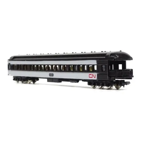 N Scale 1:160 CN Railway Sightseeing Car Model - Image 6