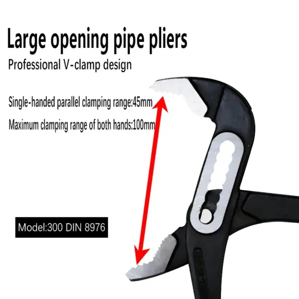 Heavy Duty Chrome Vanadium Pipe Wrench Set - Image 4