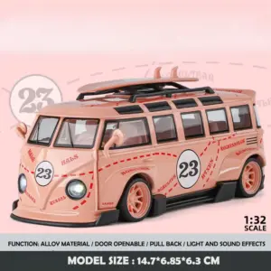 1/32 Scale Volkswagen T1 Transporter Diecast Model 17 S5036b9d0e7bd4ef99990d4434137b180h
