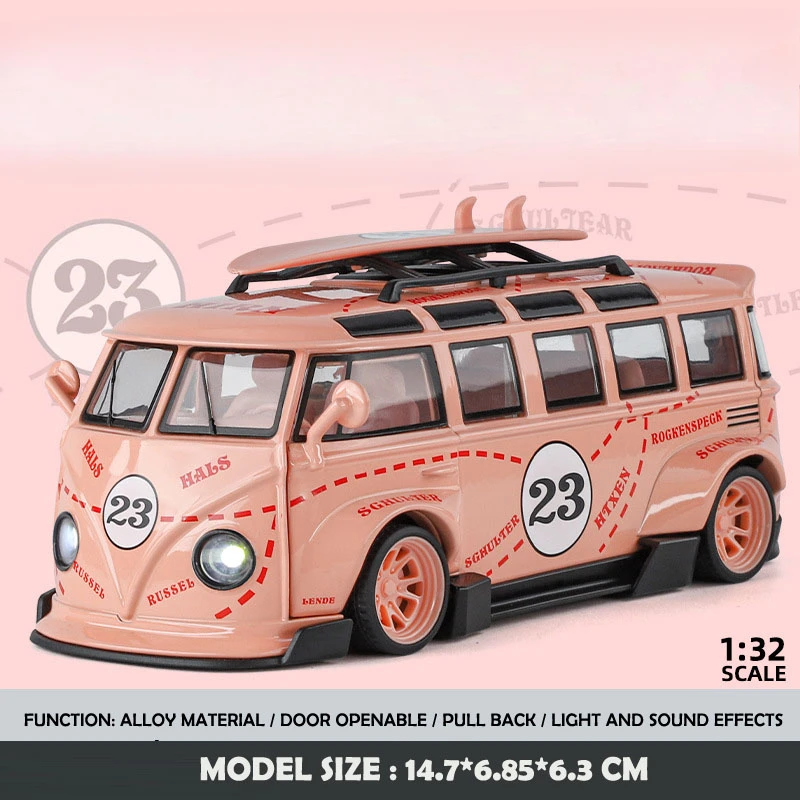 1/32 Scale Volkswagen T1 Transporter Diecast Model 9 1/32 Scale Volkswagen T1 Transporter Diecast Model - Image 9