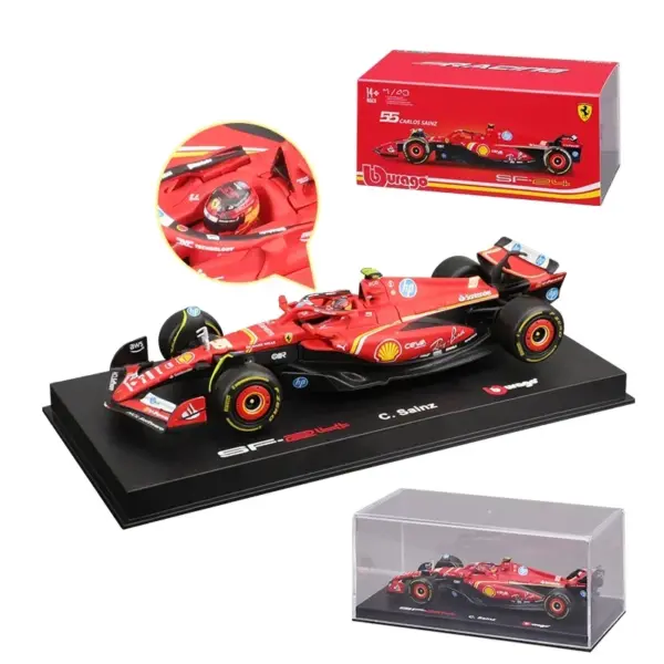 Bburago 1:43 Scale Ferrari SF24 F1 Model - Image 9