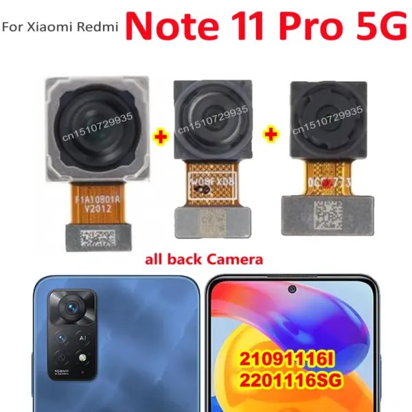 Main Back Camera for Xiaomi Redmi Note 11 Pro 5G - Image 4