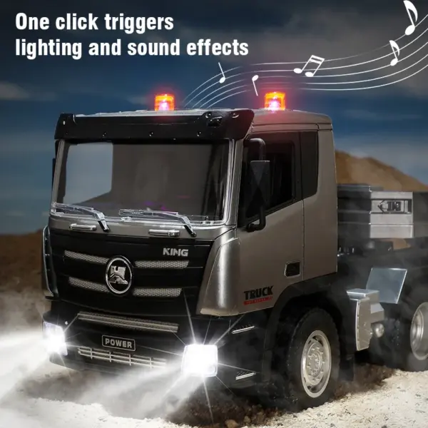 1:24 Huina RC Flat Truck Model with 9 Channels - Image 3