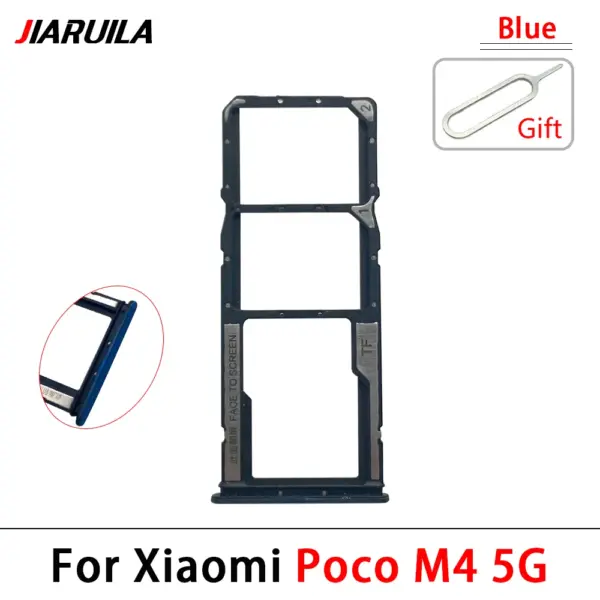 Dual SIM & SD Card Tray for Xiaomi Poco M4/M5/M6 Pro - Image 4