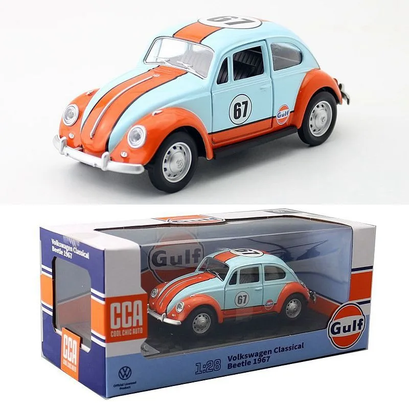Volkswagen Beetle 1967 Diecast Model 1:28 Scale 4 Volkswagen Beetle 1967 Diecast Model 1:28 Scale - Image 4