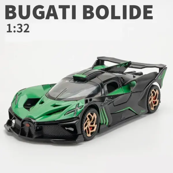 1/32 Bugatti Bolide Diecast Model Car with Sound - Image 9
