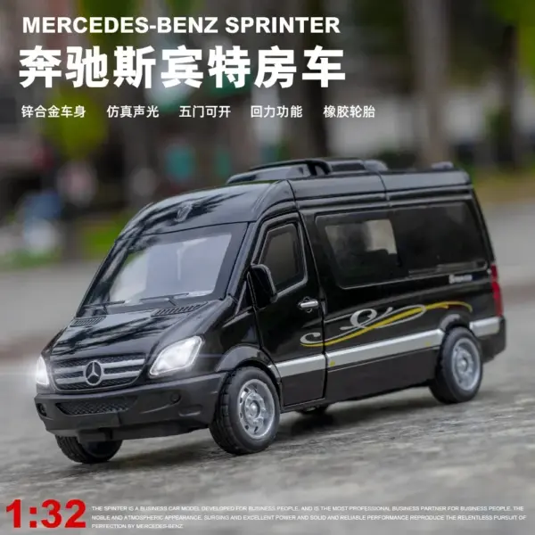 1:32 Mercedes Benz Sprinter Diecast Model Car - Image 7