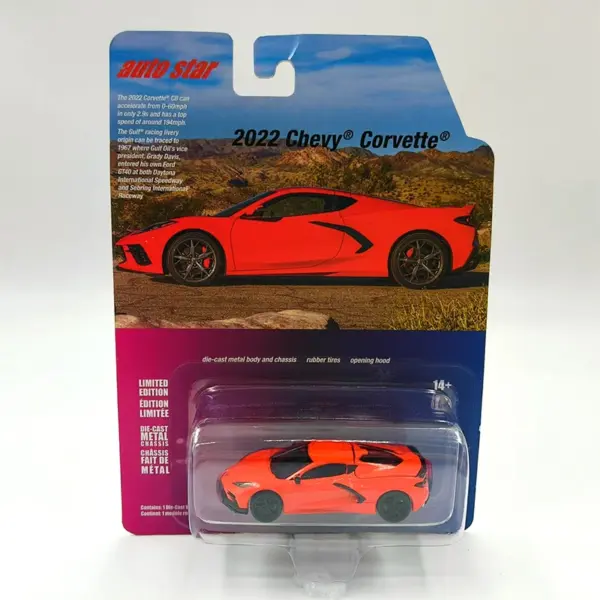 1:64 Scale 2022 Chevy Corvette Diecast Model - Image 2