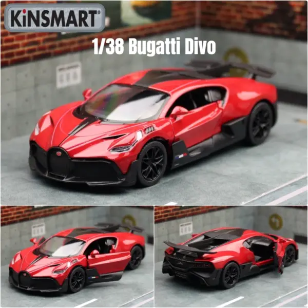 KiNSMART 1/38 Bugatti Divo Diecast Model - Image 7