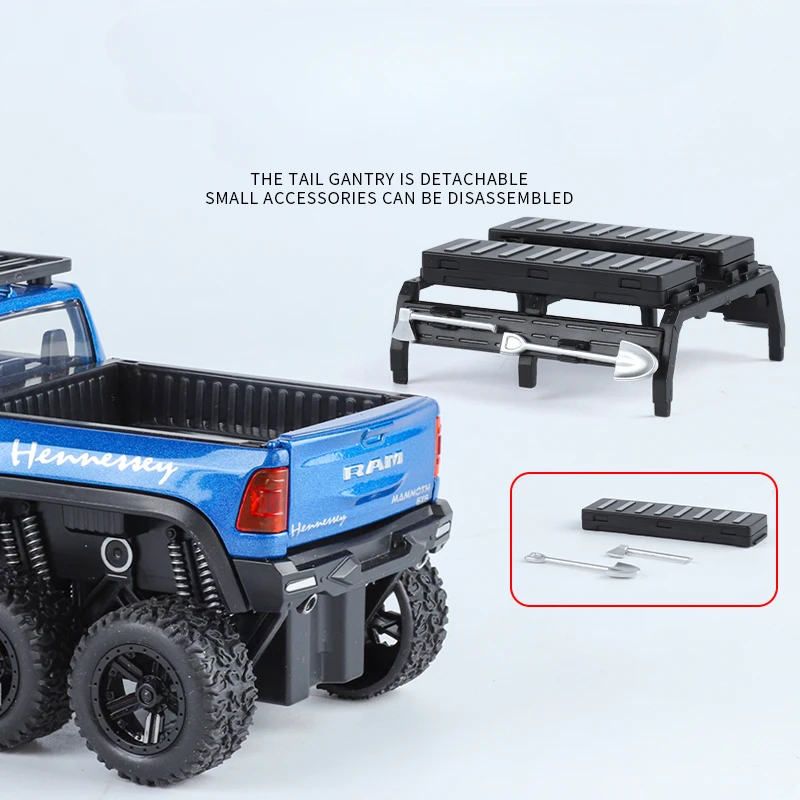 1/32 Scale Dodge Ram 1500 TRX Off-Road Model Toy 6 1/32 Scale Dodge Ram 1500 TRX Off-Road Model Toy - Image 6