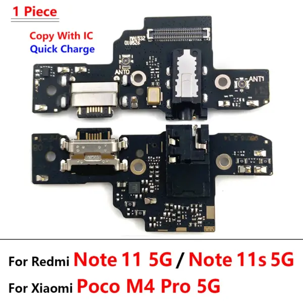 USB Charging Port Flex Cable for Xiaomi Poco X3 Pro - Image 11