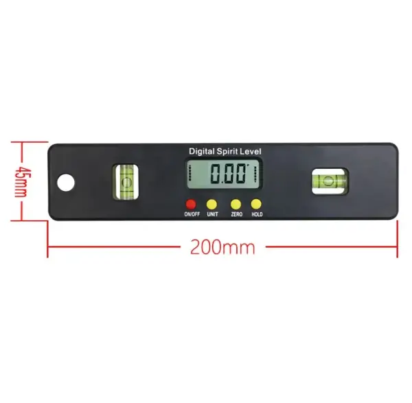 Digital Level Box Protractor with Magnetic Base - Image 7
