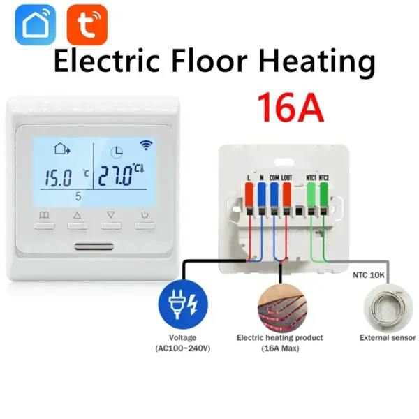 WiFi Programmable Thermostat for Underfloor Heating - Image 10