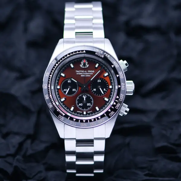 Tactical Frog 41mm Solar Chronograph Watch TF004 - Image 4