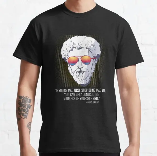 Tropical Stoic Graphic T-Shirt for Men - Image 8