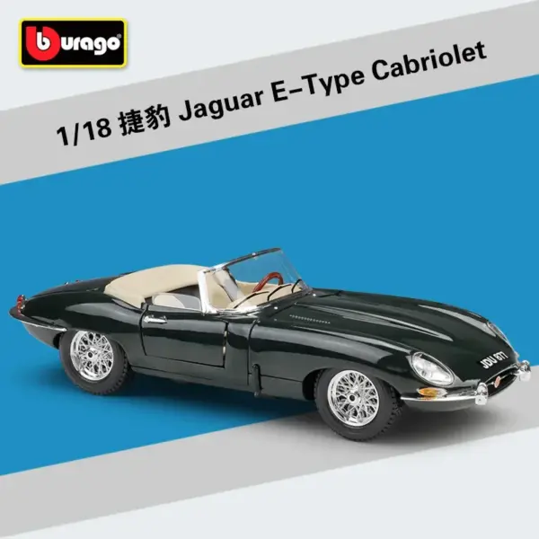 Diecast 1:18 Jaguar E-type Coupe Model - Image 7
