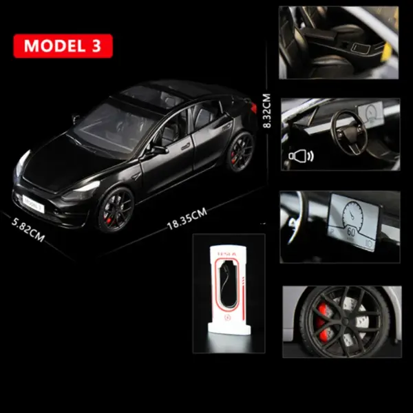 1:24 Alloy Model Y 3 S SUV Diecast Car - Image 10