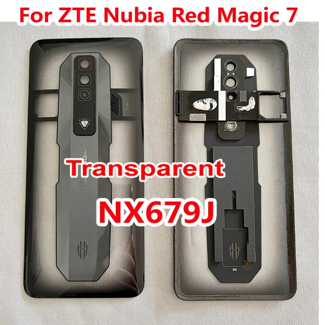Original Battery Back Cover for Nubia Red Magic 7 NX679J 4 Original Battery Back Cover for Nubia Red Magic 7 NX679J - Image 4