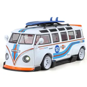 1/32 Scale Volkswagen T1 Transporter Diecast Model 14 S527568f8f2fe4493b34bddf70cceca0bM