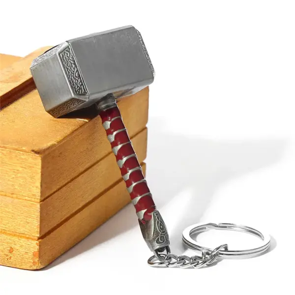 Thor Hammer Keychain Bottle Opener - Image 5