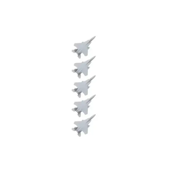 5PCS F-15C Eagle Model Aircraft for Hobbyists - Image 9