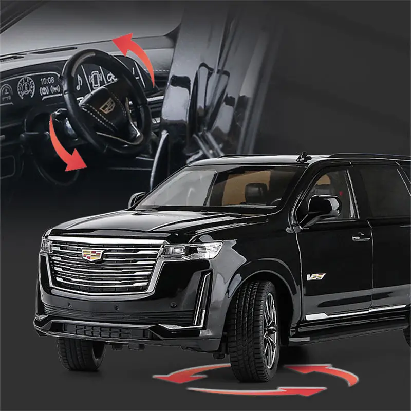 1/24 Alloy SUV Model Diecast Car Collectible 4 1/24 Alloy SUV Model Diecast Car Collectible - Image 4