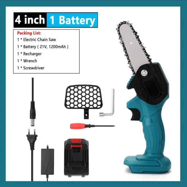 8 Inch Electric Pruning Chainsaw with Battery - Image 20