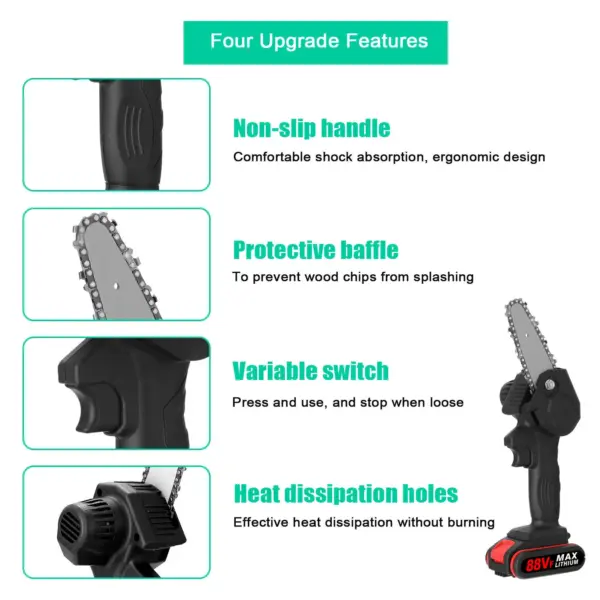 21V Cordless Electric Pruning Shear Set - Image 6
