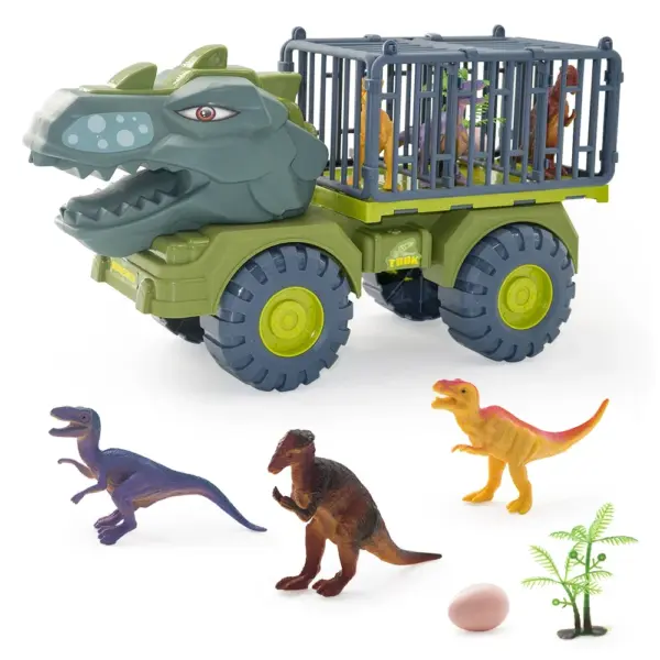 Dinosaur Truck Transport Carrier Toy for Kids - Image 7