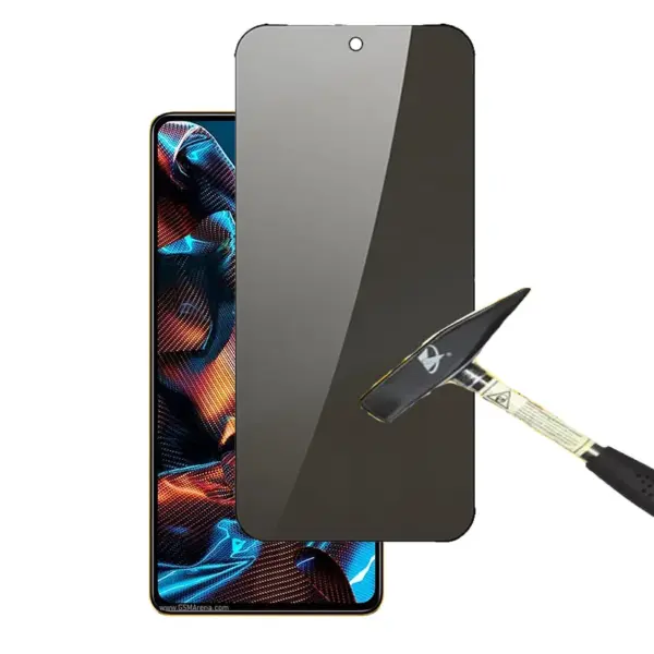 Poco X5 Pro Privacy Tempered Glass Screen Protector - Image 4