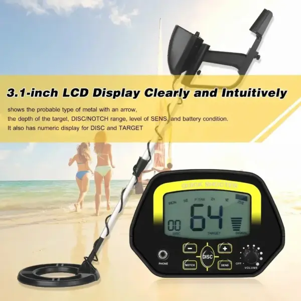 Adjustable Underground Metal Detector with LCD Display - Image 6