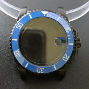 NH35 GMT Steel Watch Case 40.5mm Silver 175 S53270834f6b04fb5a7300e84398b7f6de