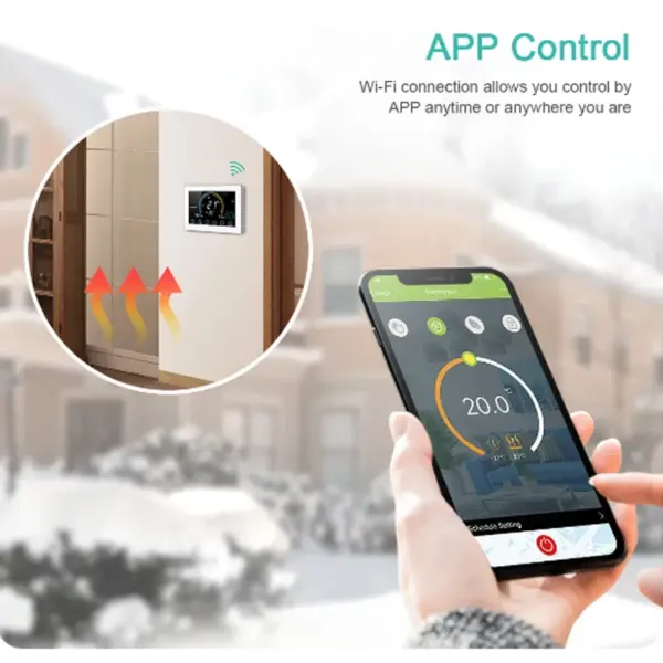 Wi-Fi Smart Thermostat with Color LCD Display - Image 5