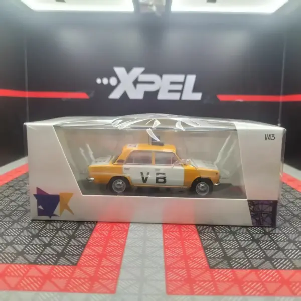 Soviet LADA 1300 VB Police Car Model with Flaws - Image 6