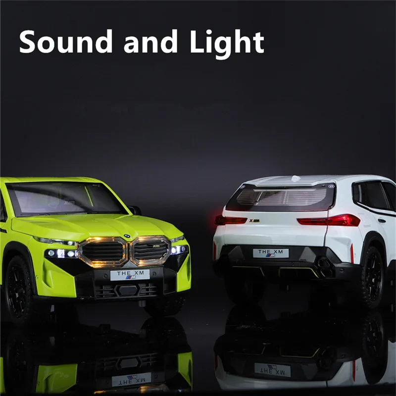 1:24 Alloy Sports Car Model with Sound and Light 4 1:24 Alloy Sports Car Model with Sound and Light - Image 4