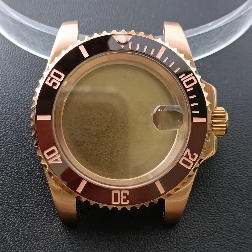 NH35 GMT Steel Watch Case 40.5mm Silver 42 NH35 GMT Steel Watch Case 40.5mm Silver - Image 42