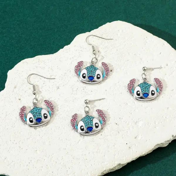 Vintage Animal Stitch Drop Earrings for Women - Image 6