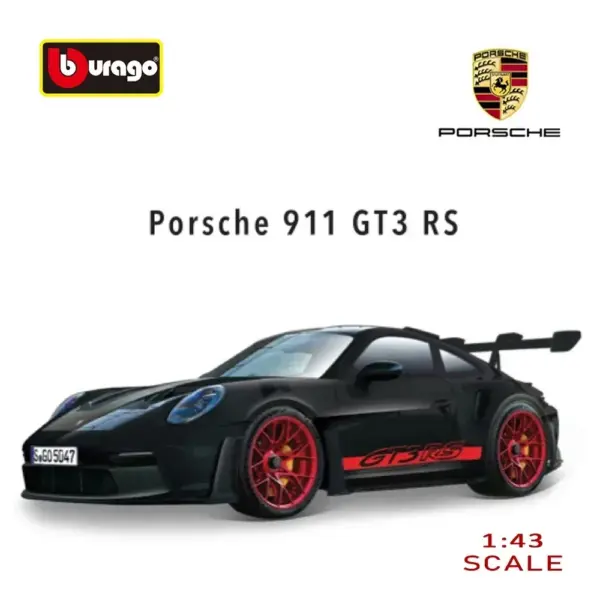 Bburago 1:43 Porsche 911 RSR Diecast Model - Image 6