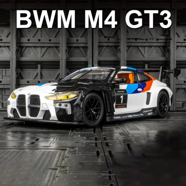 1:23 BMW M4 G82 Diecast Sports Car Model - Image 8